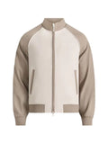 Manière De Voir Signature Piped track jacket - Taupe/Beige