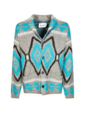 AMARÁNTO geometric-pattern cardigan