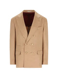 Brunello Cucinelli double-breasted peak-lapel blazer