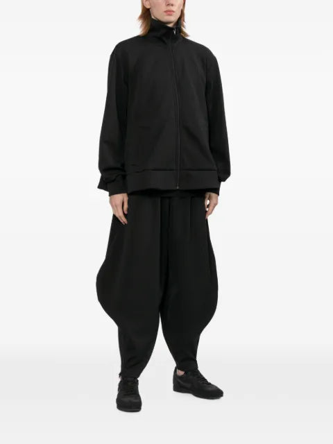 Black Comme Des Garçons Ester zip-up tract jacket