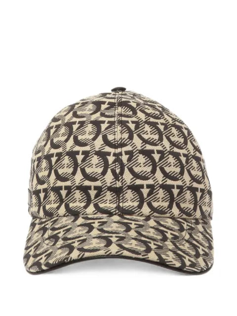 Ferragamo baseball cap with Gancini pattern