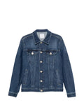 Eleventy button-fastening denim jacket