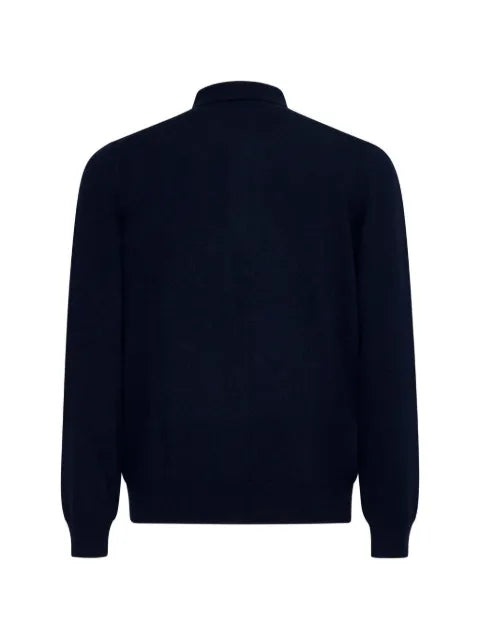 D4.0 polo-collar sweater