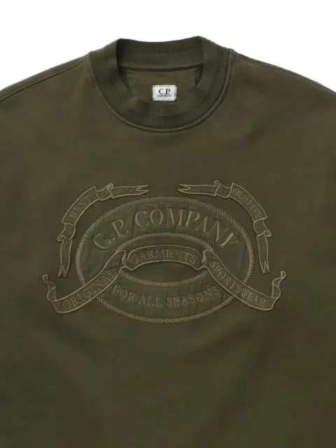 C.P. Company logo-embroidered crew-neck sweatshirt