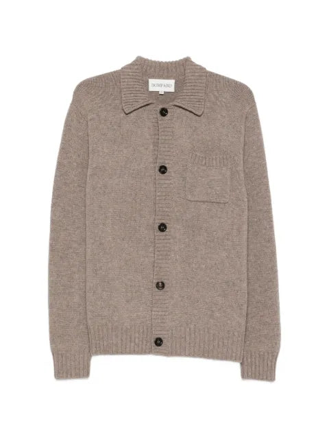 BOMPARD button-up chest-pocket cardigan