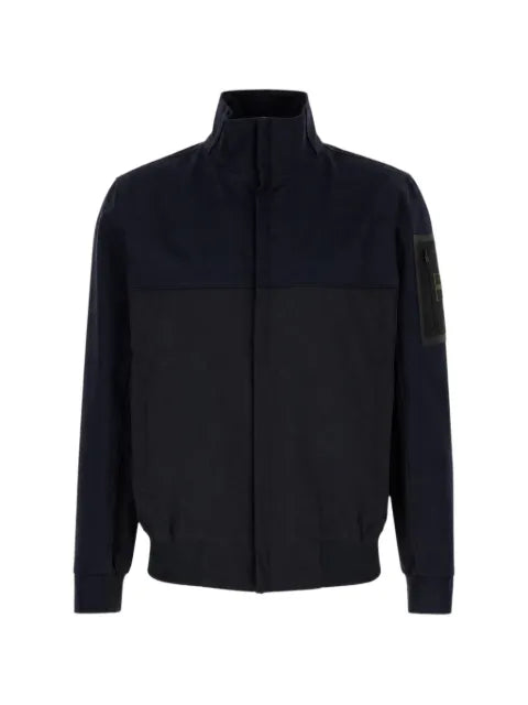 HUGO logo-patch zip-up jacket