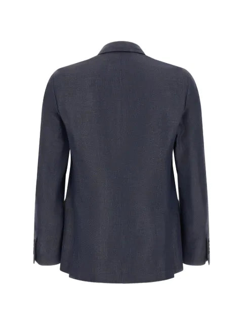 Pal Zileri textured single-breasted blazer
