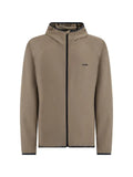 BOSS logo-print hooded jacket