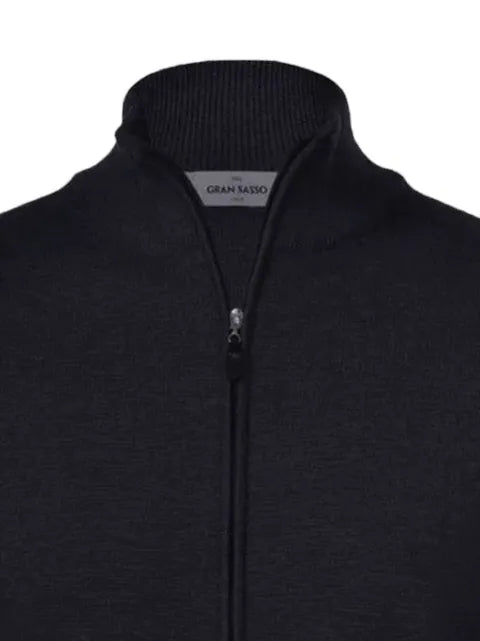 Fileria zip-up high-neck cardigan