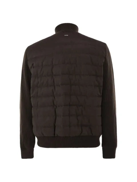 Herno quilted-knit padded jacket