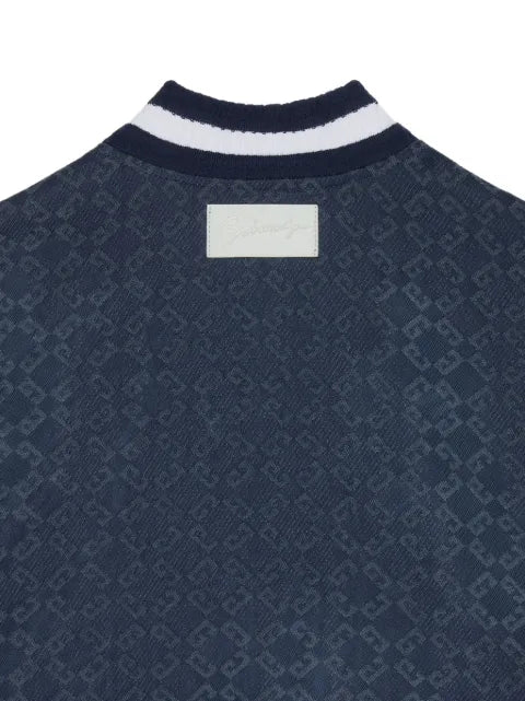 Givenchy varsity jacket in monogram 72 denim and leather
