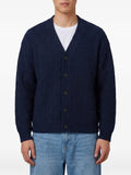 Roberto Collina popcorn-stitch V-neck cardigan