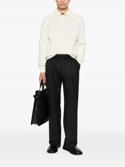 Sebago ribbed-knit high-neck sweater