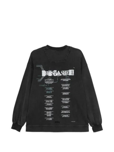 Juun.J logo-print sweatshirt