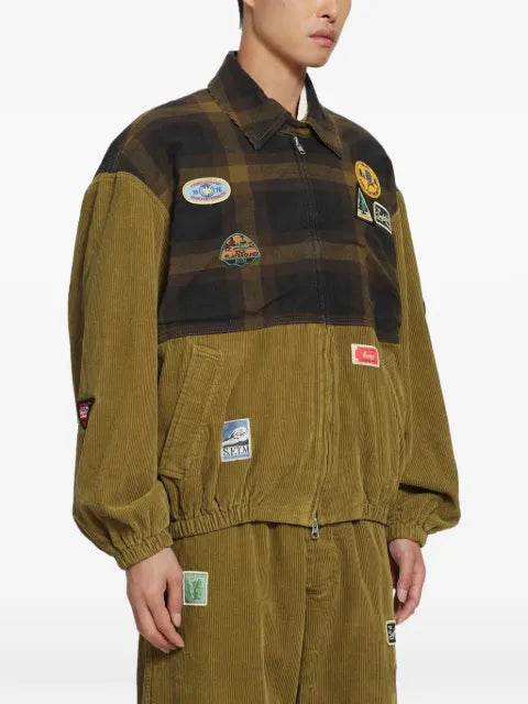 Song For The Mute Scout patch-detail corduroy jacket