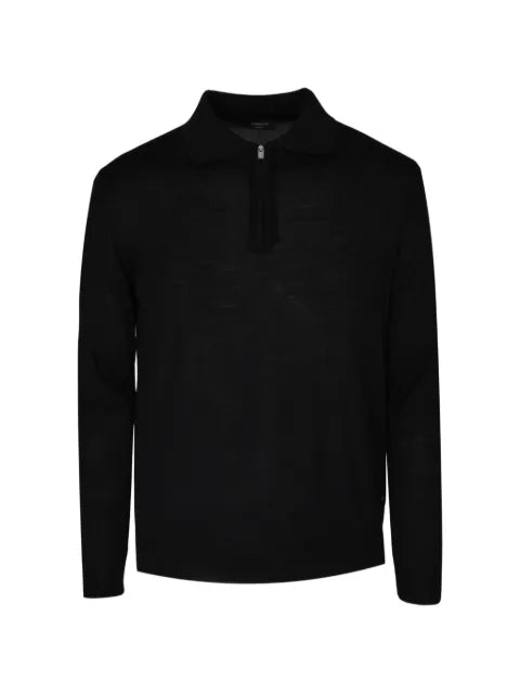 Tombolini zip-fastening polo sweater