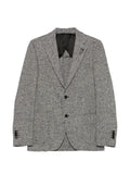 Lardini Iconic herringbone-pattern blazer