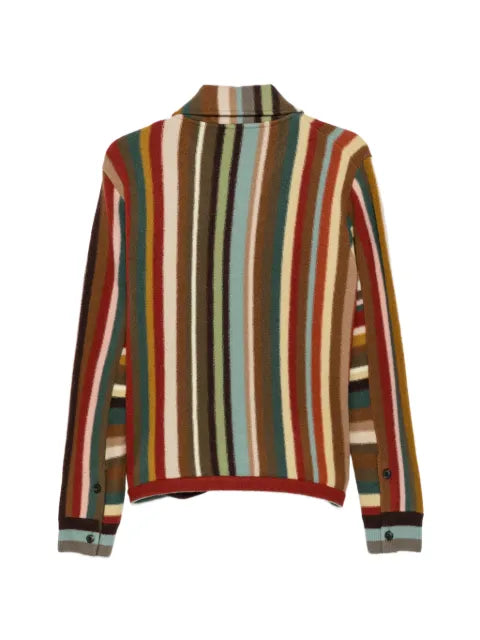 Paul Smith striped zip-up cardigan