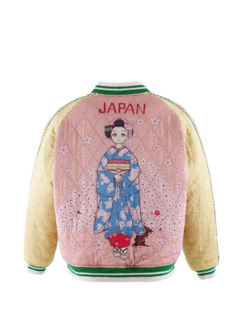 Takashi Murakami reversible embroidered bomber jacket