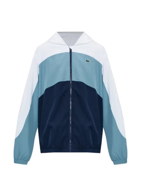 Lacoste colour-block hooded jacket