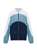 Lacoste colour-block hooded jacket