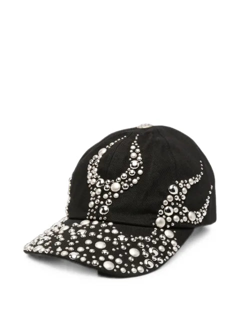 THUG CLUB stud-embellished baseball cap