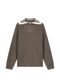 Filling Pieces chunky-knit quarter-zip sweater