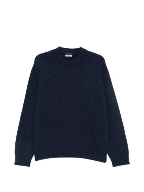 Prada triangle-logo knit sweater
