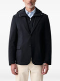 Emporio Armani hooded seersucker jacket