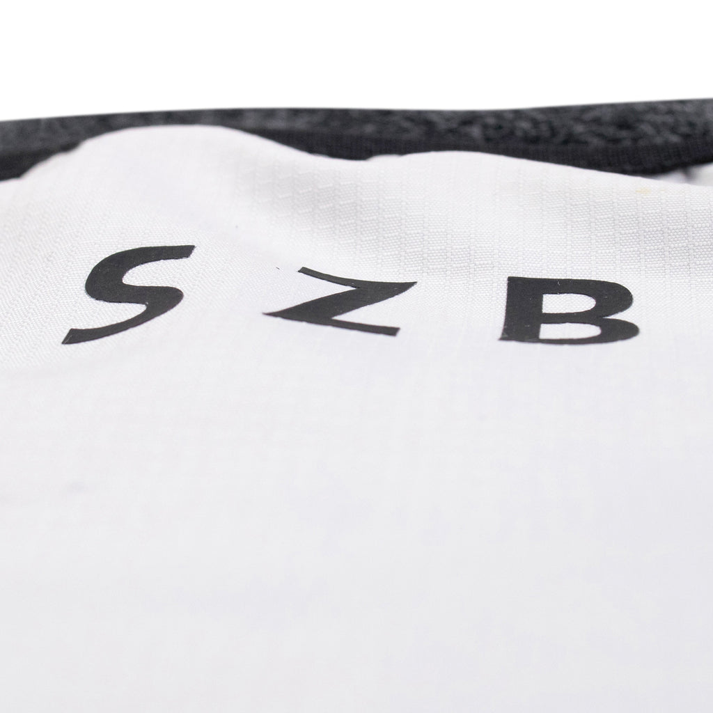 x Sasazuka Bowl White See Saw Cloth Bucket Bag