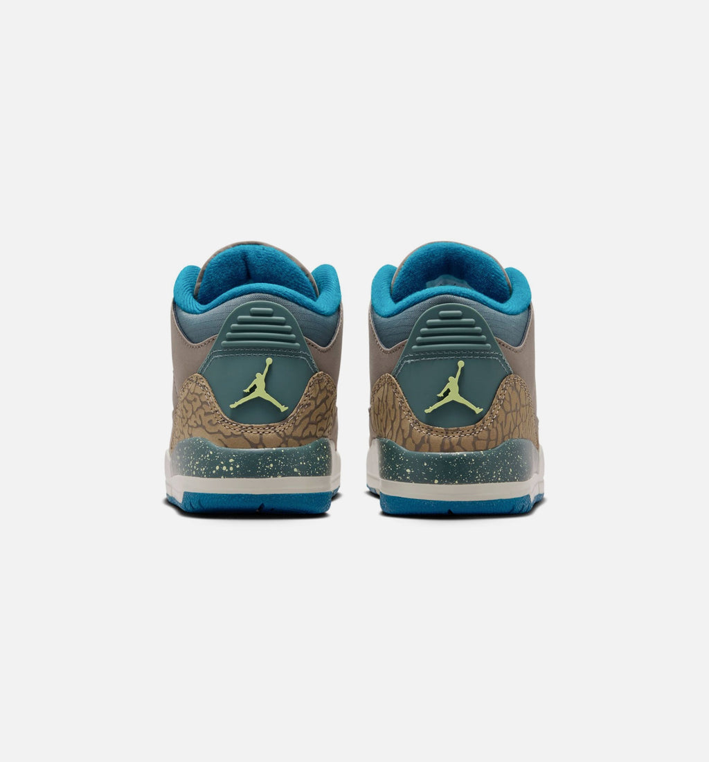 Air Jordan 3 Retro “Olive Grey” Little Kids' Lifestyle Shoes (PS)