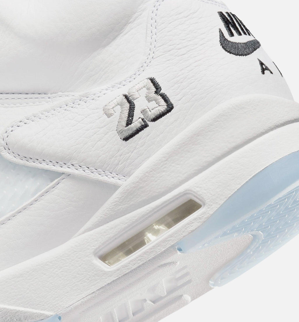 Air Jordan 5 Retro OG White Metallic Men's Shoe - White/Metallic Silver/Black