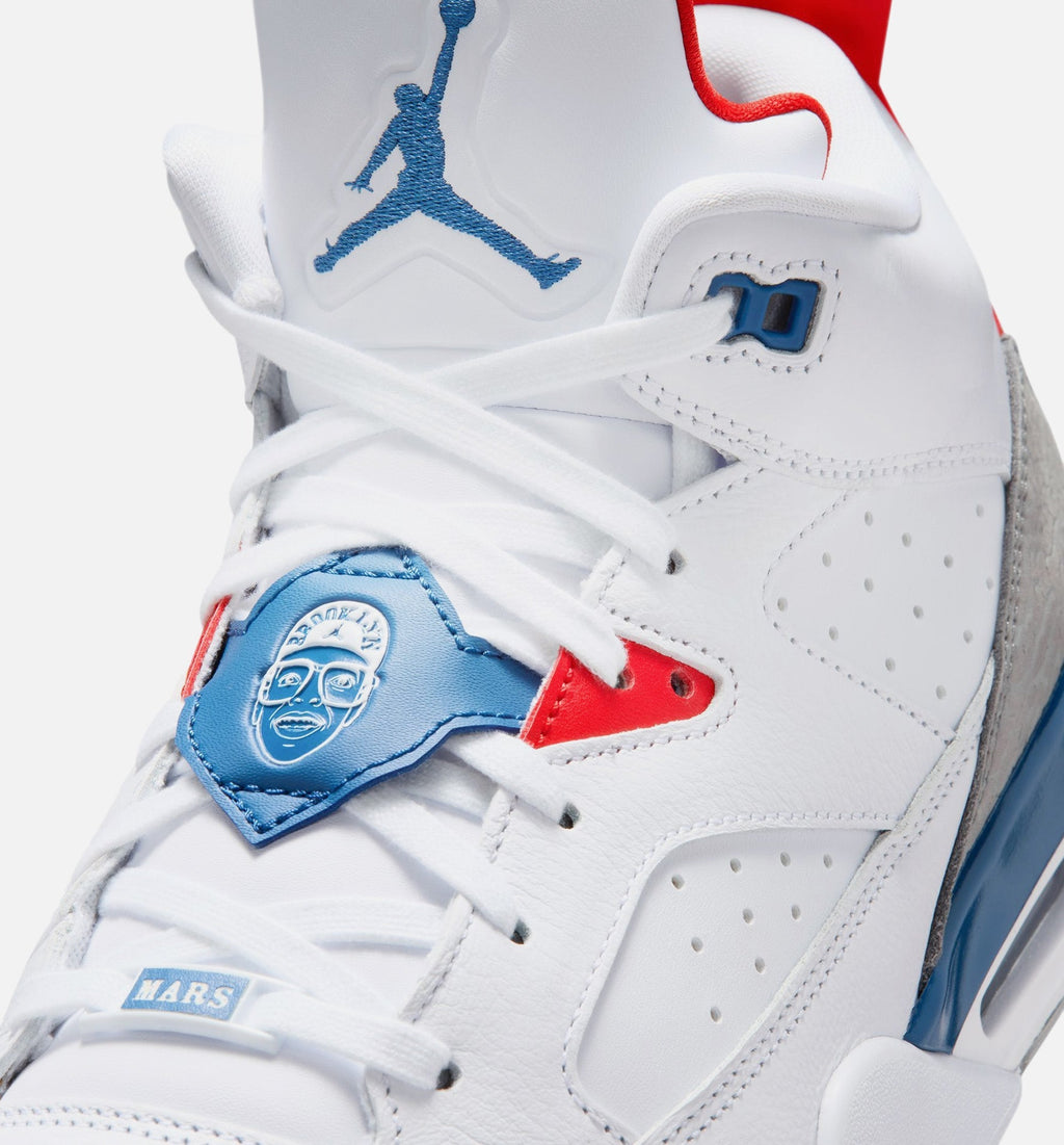 Nike Son of Mars Low Men's Lifestyle Shoe - White/Varsity Red/Light Smoke Grey/True Blue