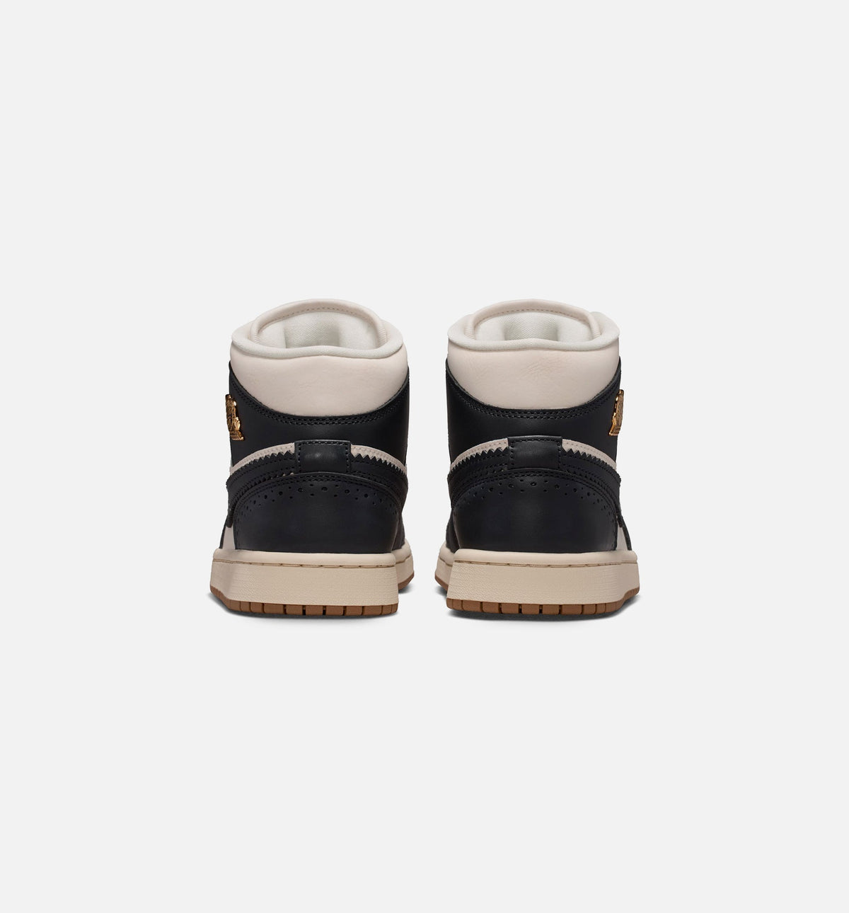 Air Jordan 1 Mid SE Women's Lifestyle Sneakers - Off Noir/Chalk/Pearl White