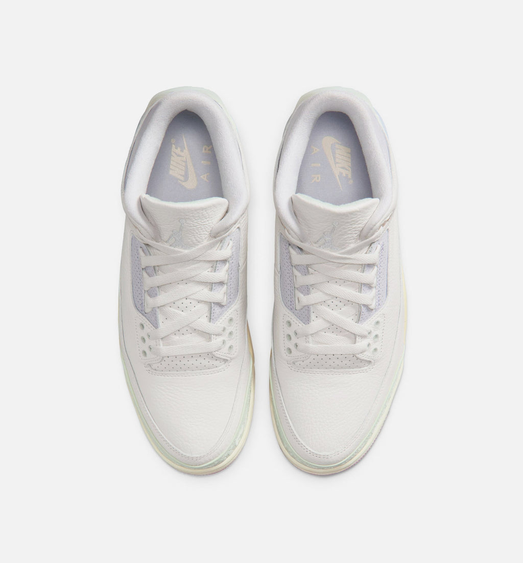 Air Jordan 3 Retro Sail and Jade Aura Men's – Sail/Jade Aura/Aura/Iced Carmine