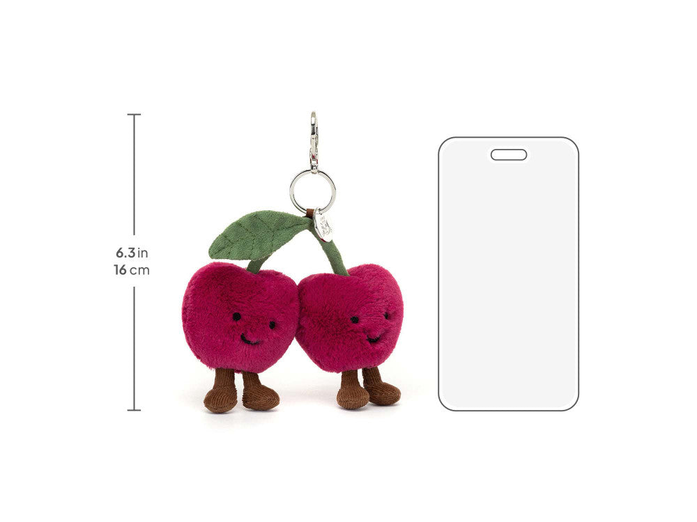 Amuseables Cherries Bag Charm