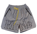 Nylon Logo Shorts – Grey & Black