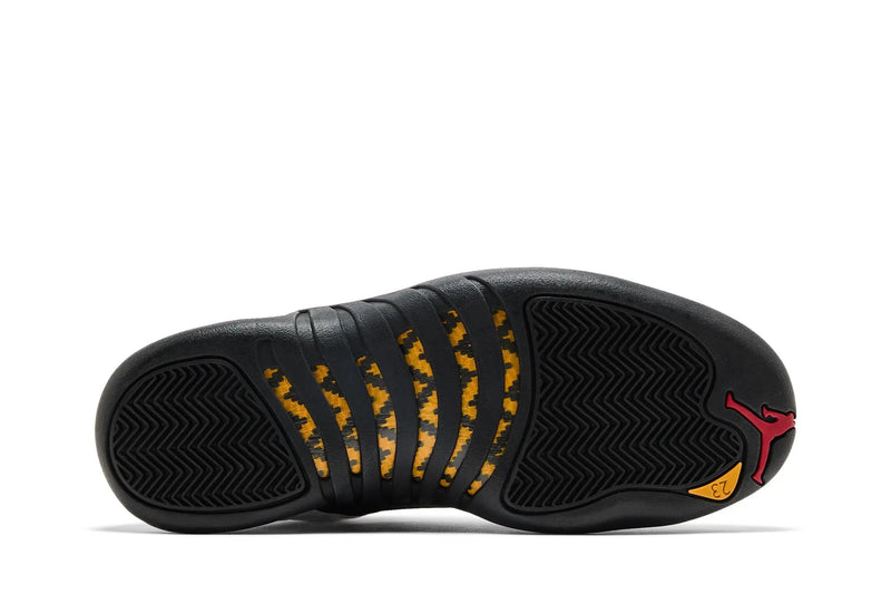 Air Jordan 12 Retro 'Taxi' 2025 – Championship Sneaker in Bold Black & Vivid Yellow