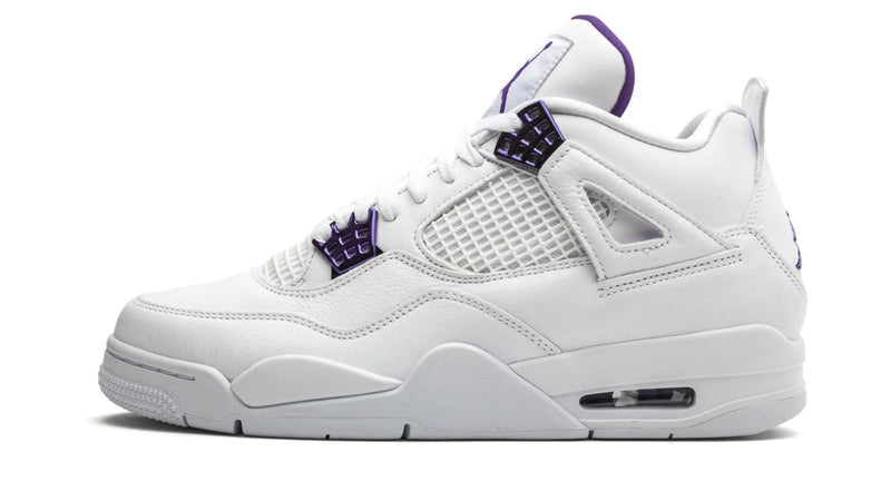 Air Jordan 4 Retro 'Metallic Pack - Purple' Men's & Women's Sneakers