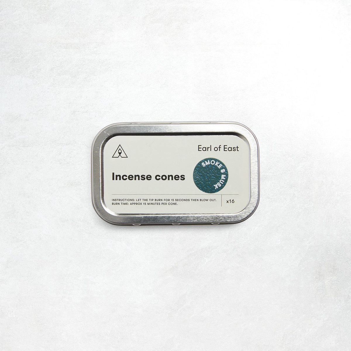 Earl of east Incense Cones: Smoke & Musk