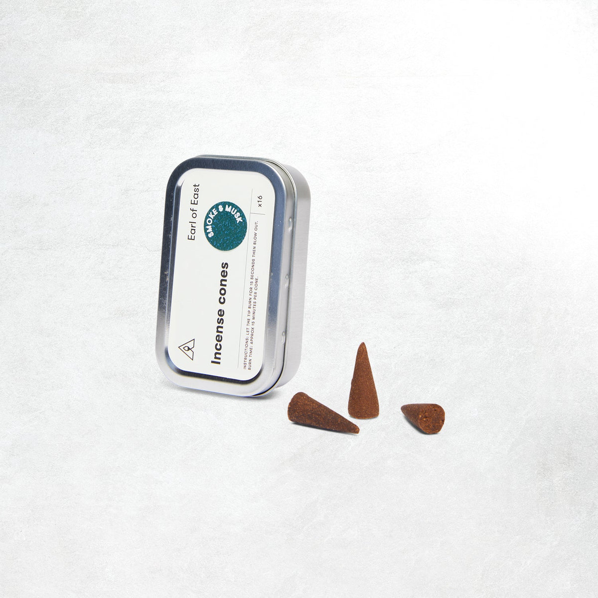 Earl of east Incense Cones: Smoke & Musk