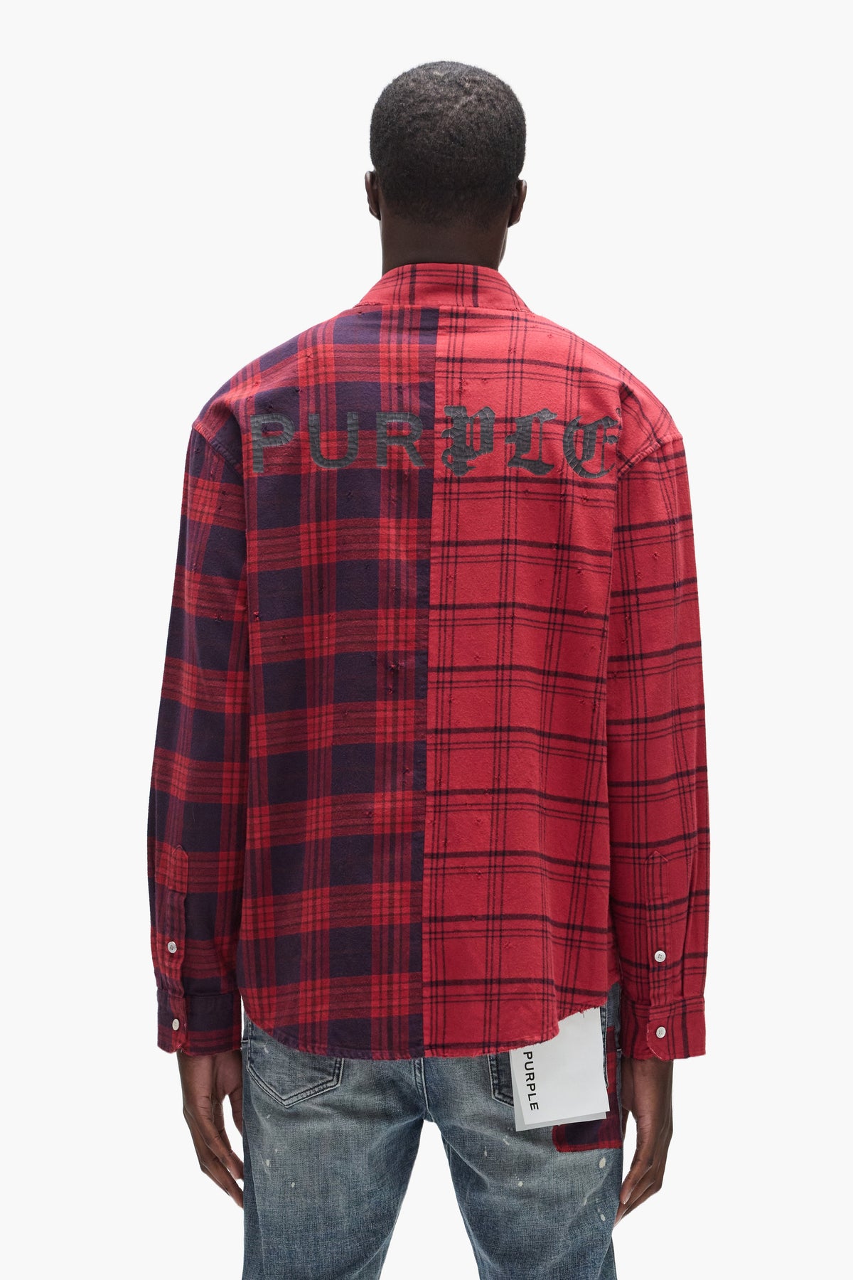Half & Half Flannel Shirt