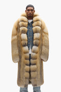 Shawl Collar Fur Coat