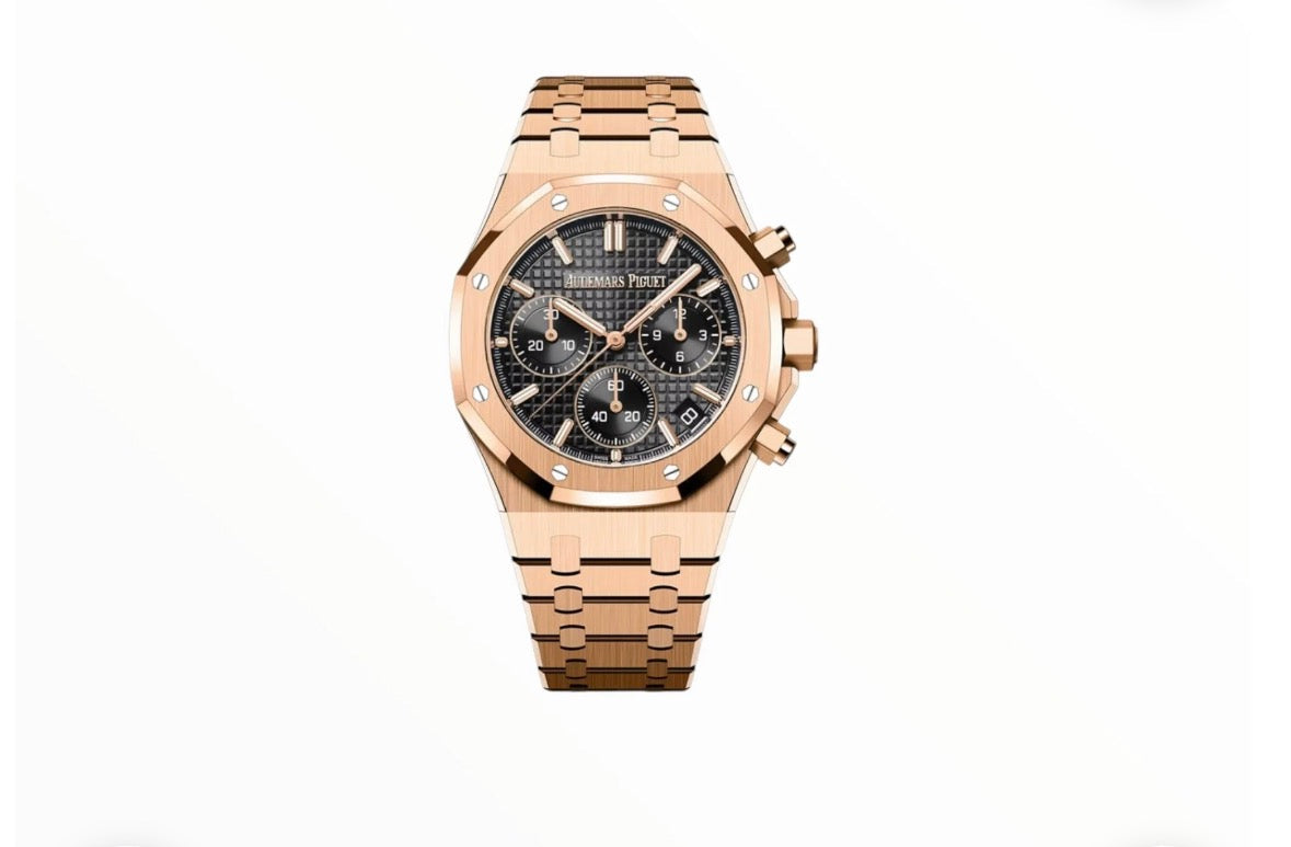 AUDEMARS PIGUET ROYAL OAK ROSE GOLD BLUE DIAL