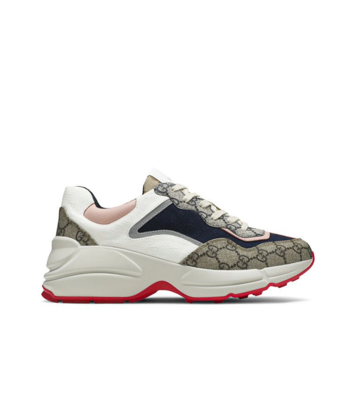 Gucci Rhyton Beige White Pink