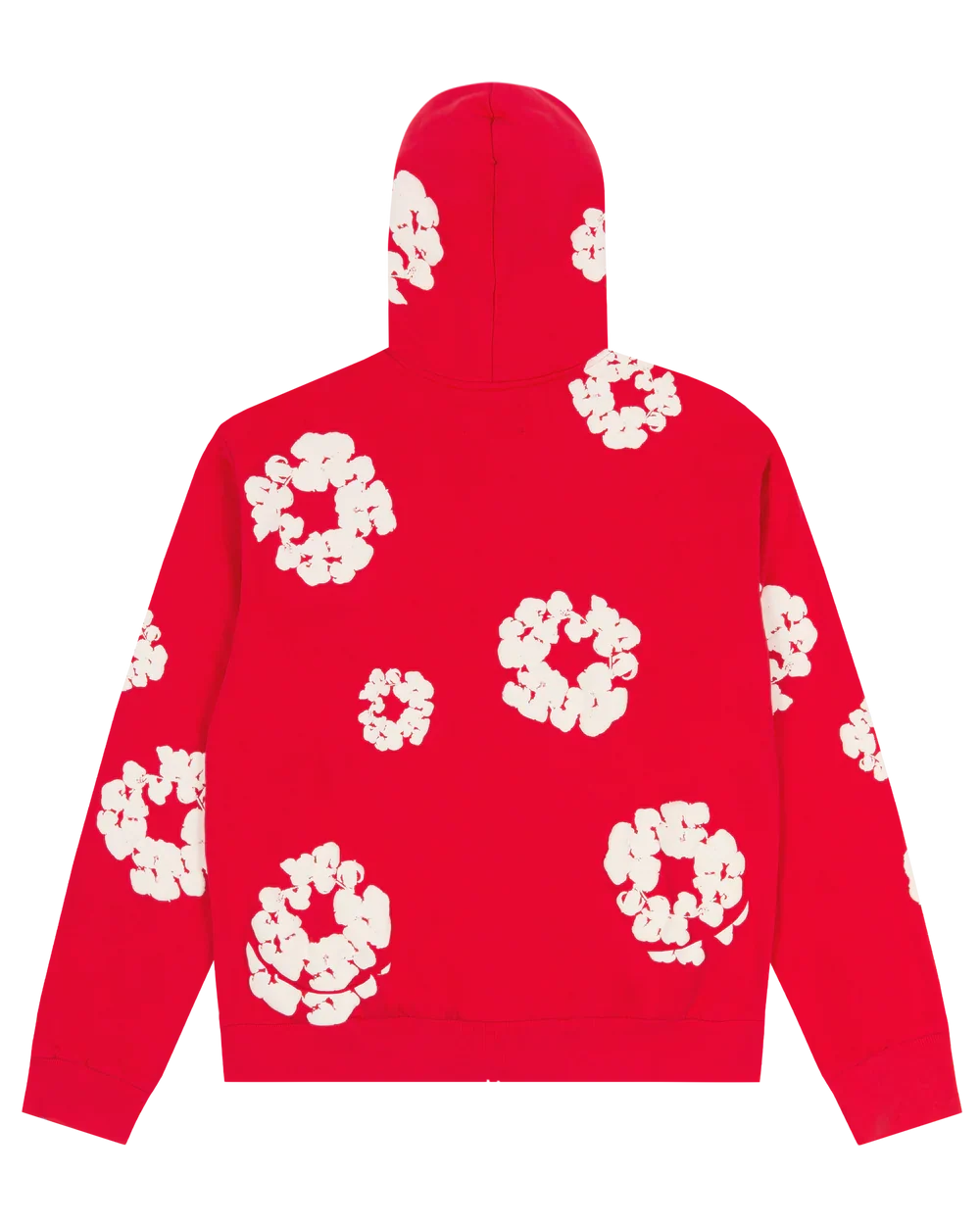 Denim Tears The Cotton Wreath Zip Sweatshirt Red