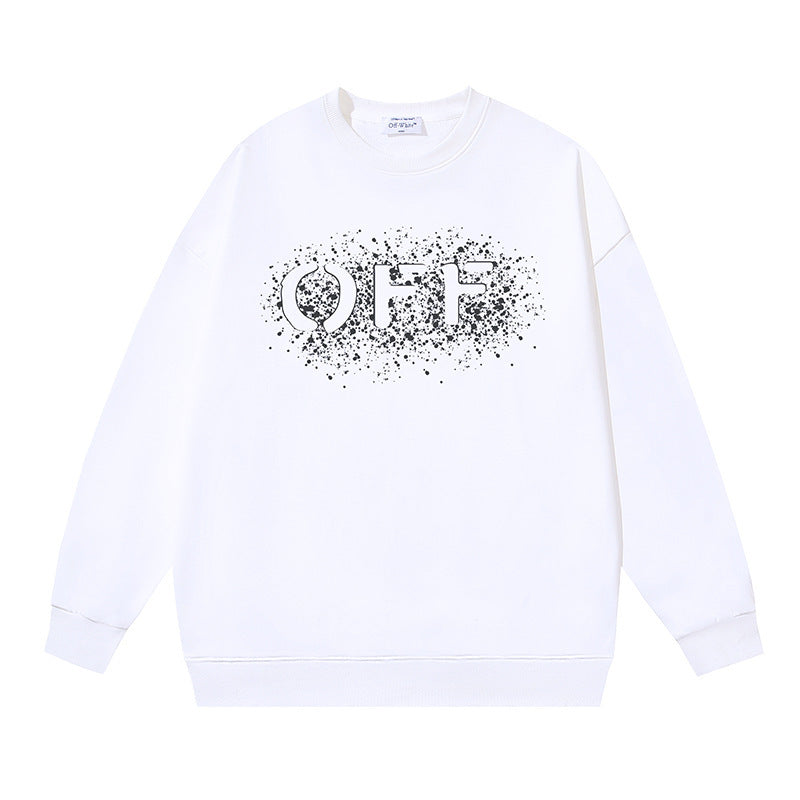 Off-White Multi Graphic Arrow Logo Unisex Crew Neck Sweatshirt