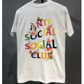 ASSC White Tee – Colorful Floral Print