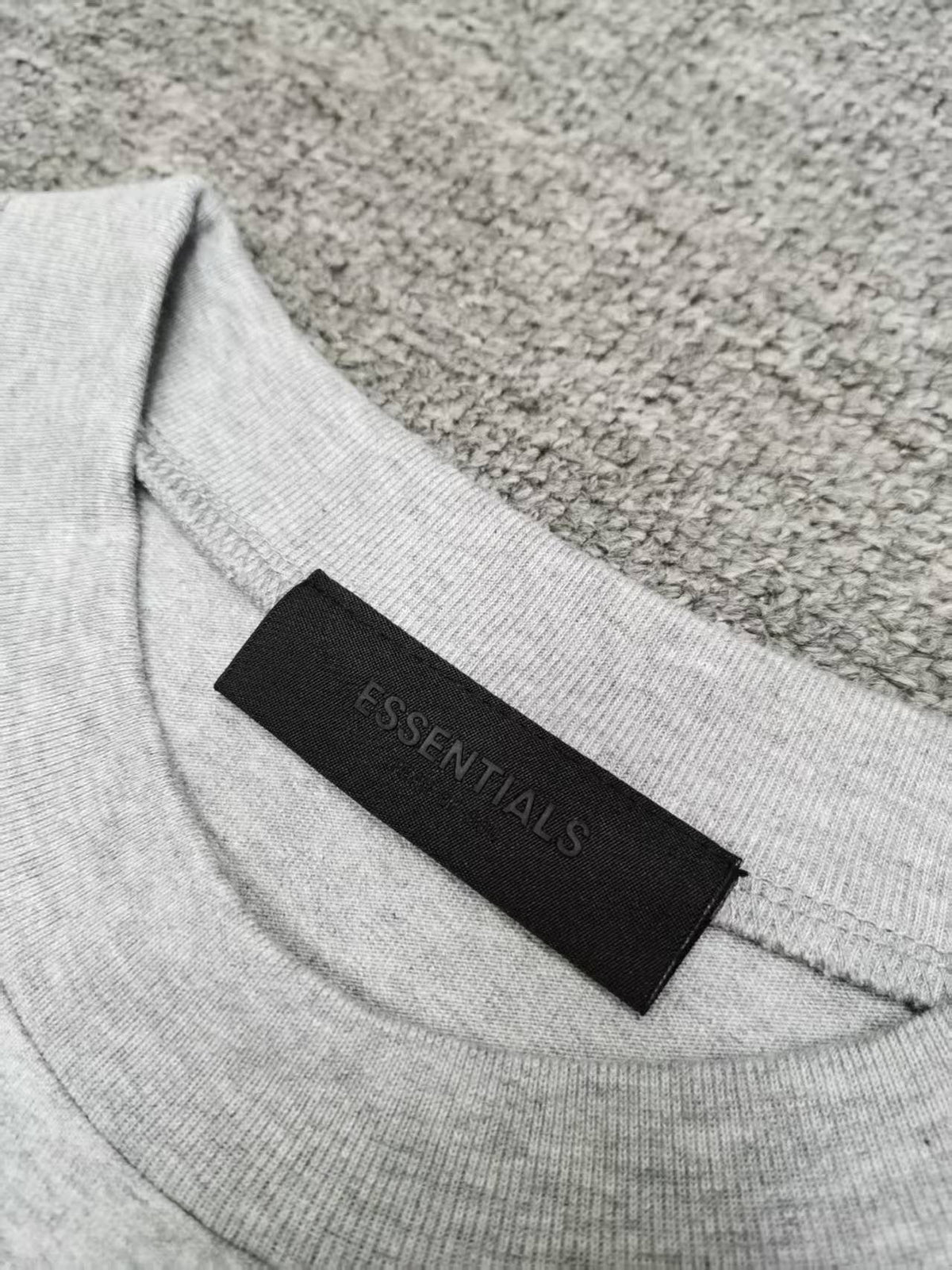Fear of God Essentials Rubber Print Letter Crew Neck Short Sleeve Tee