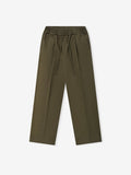 Cotton Twill Pleat Front Drawstring Pant